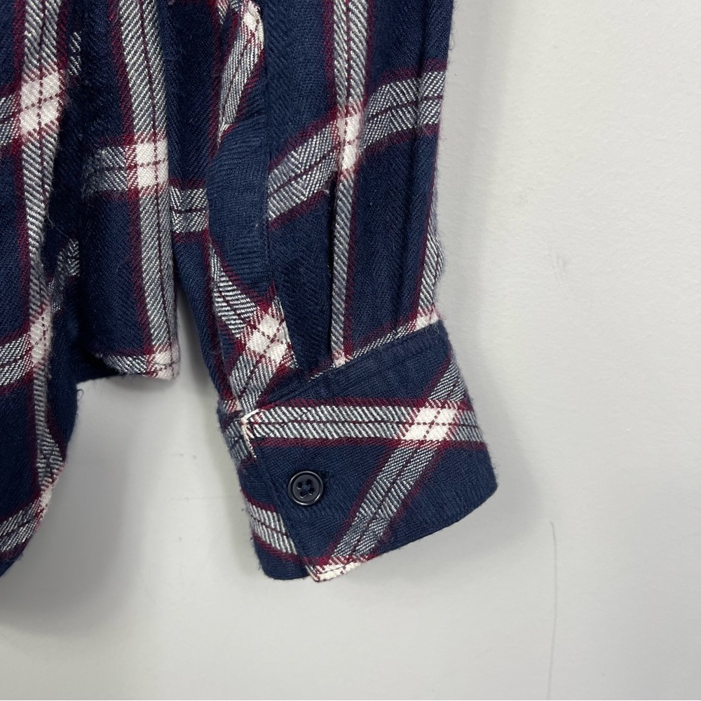 Rails Women's Hunter Shirt Nightfall / White XS Plaid Check Button Blouse Top - Picture 11 of 16